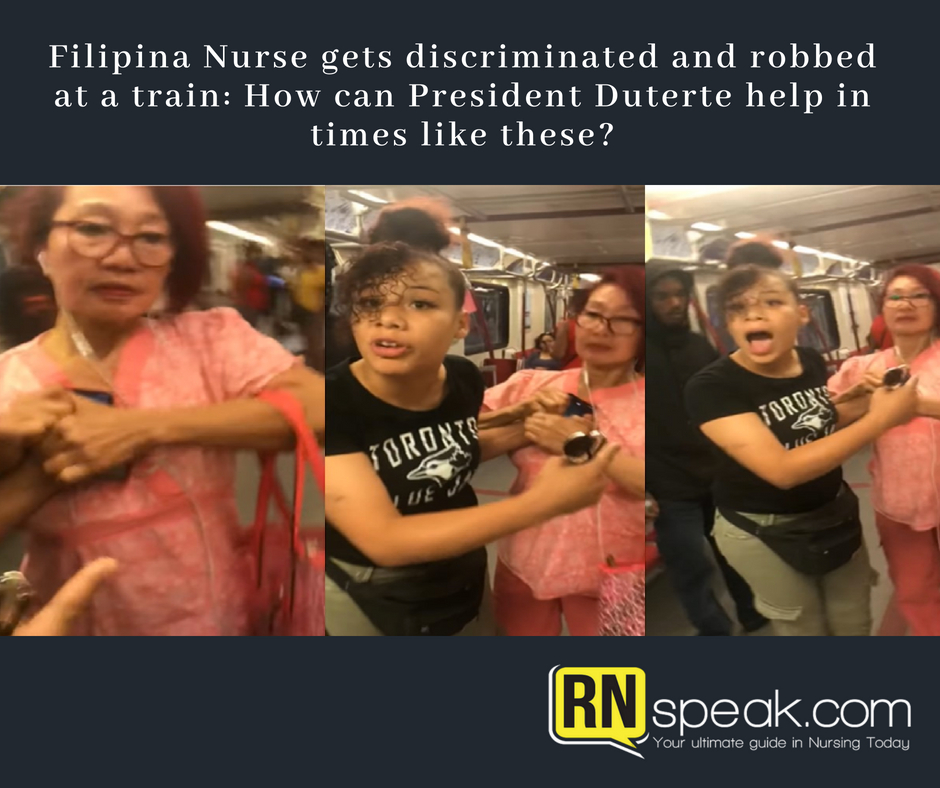 filipino nurse discriminated around the world canada