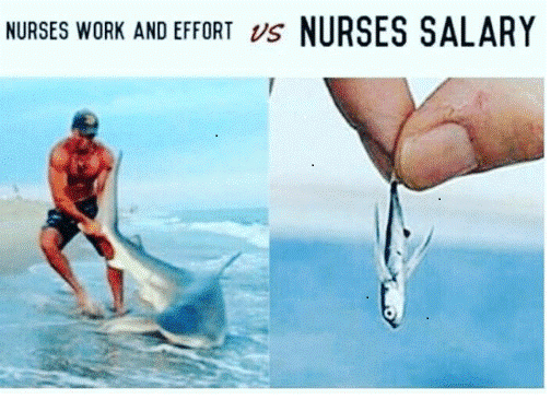 nurse not paid properly memes