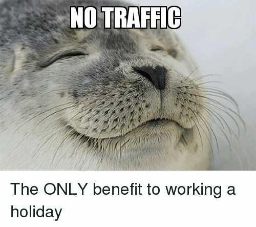 no traffic hliday